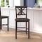 Flash Furniture Gray Wash Walnut Solid Wood Counter Stools, 2PK ES-STBN1-24-GY-2-GG - alternate 8